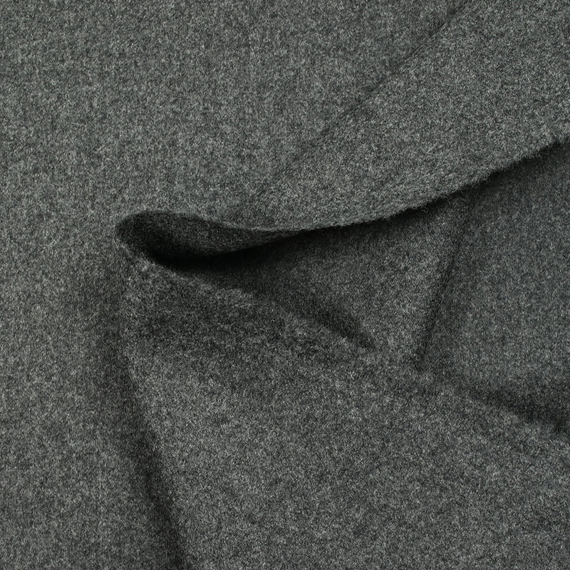 Flanelle de 100% laine anthracite chiné