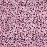 Coton imprimé Séville violet fond rose