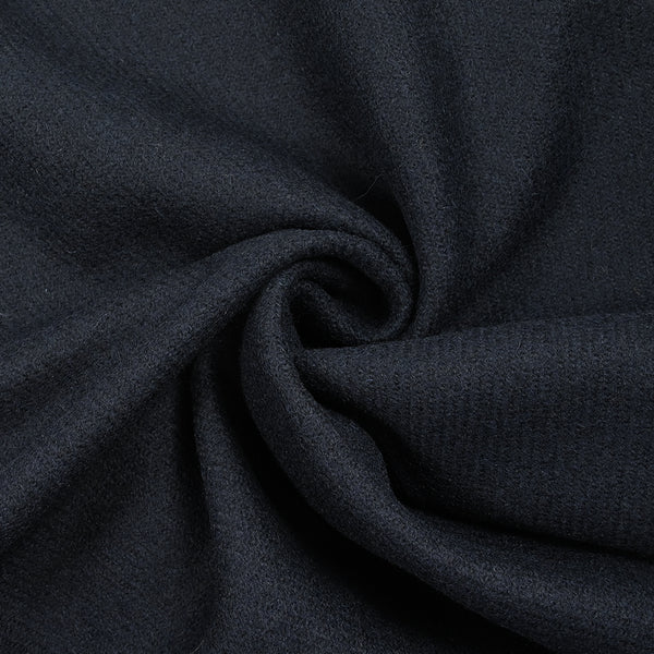 Sergé de 100% laine bleu nuit