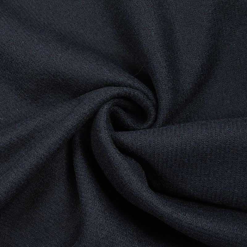 Sergé de 100% laine bleu nuit