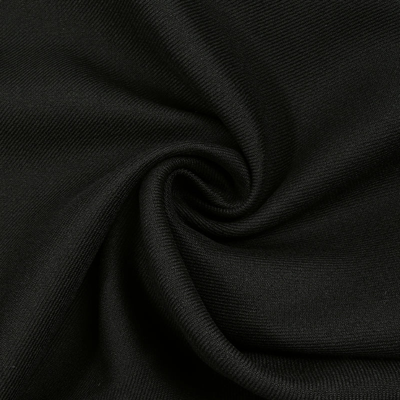 Sergé de laine noir