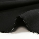 Sergé de laine noir