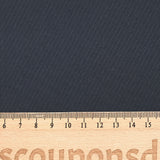 Coton élasthanne diagonale ton sur ton bleu nuit