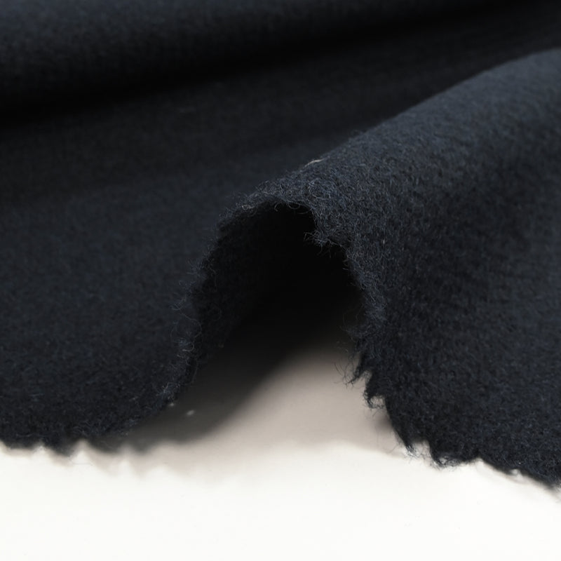 Sergé de 100% laine bleu nuit