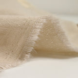 Crêpe viscosa bordada jungla beige fondo