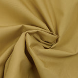 Popeline de polycoton ocre