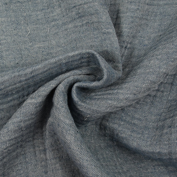 Quatre gaze recyclée bleu jeans