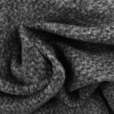 100% Laine bouillie vague gris chiné