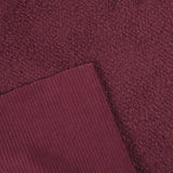 Velours côtelé sherpa double face lie de vin
