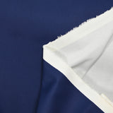 Satin de coton élasthanne marine