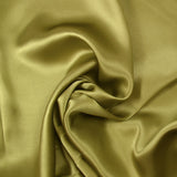 Satin de soie 100% vert tilleul