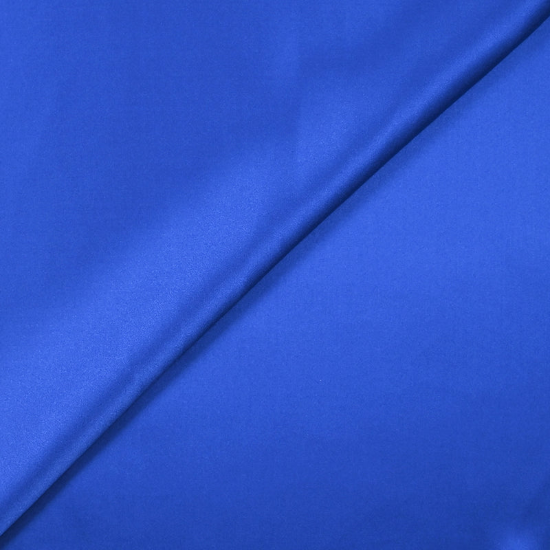 Satin de soie 100% bleu électrique