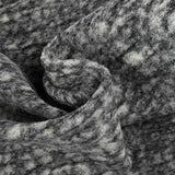 100% Boiled wool flame gray