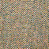 Laine mélangée bouclette pastel fond chevron écru et noir
