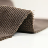 Velours côtelé sherpa double face taupe