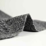 100% Laine bouillie vague gris chiné