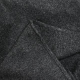 Caban de laine gris anthracite chiné