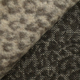 Laine mélangée cardée graou léopard marron et écru