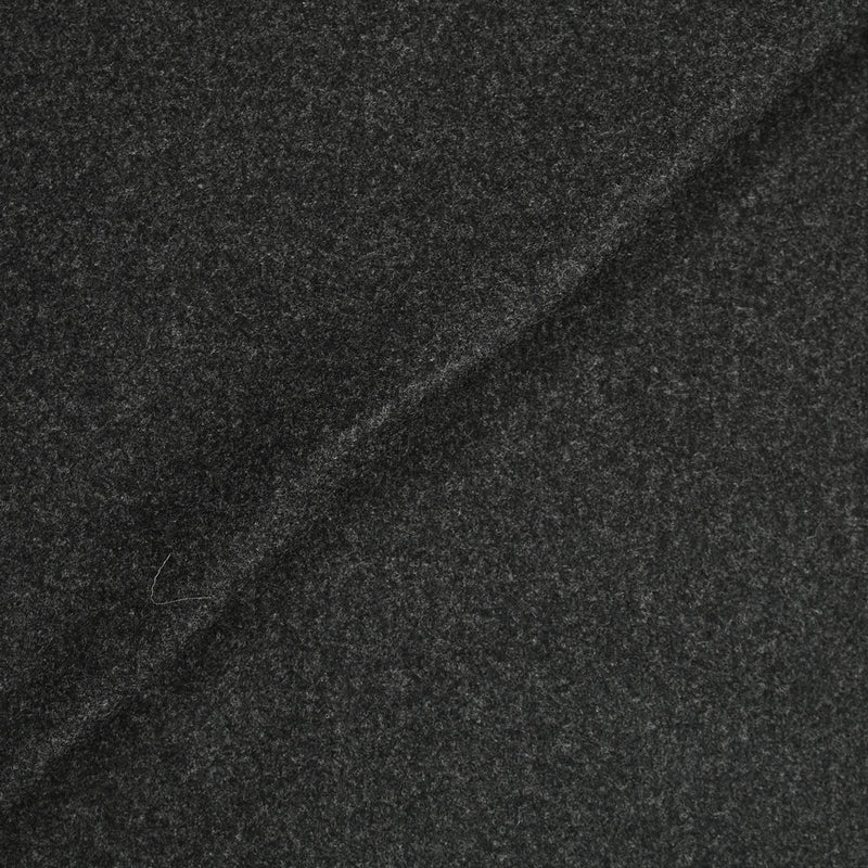 Flanelle de 100% laine gris graphite chiné