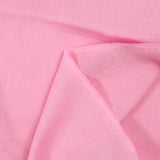 Coton uni rose