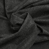 Caban de laine gris anthracite chiné