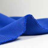 Coton tissé-teint à carreaux bleu