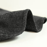Caban de laine gris anthracite chiné