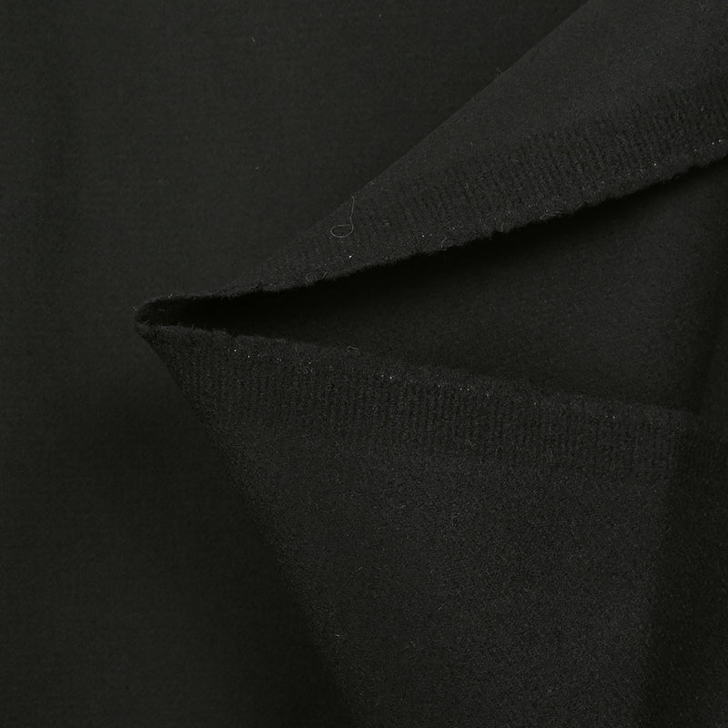 100% Laine double face noir