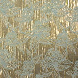 Brocart lamé Constance doré et bleu