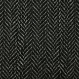 100% Laine chevrons 20mm noir et blanc