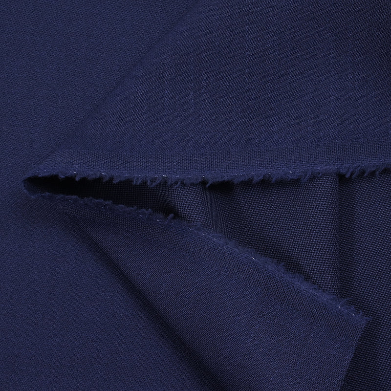 100% Laine fantaisie bleu marine