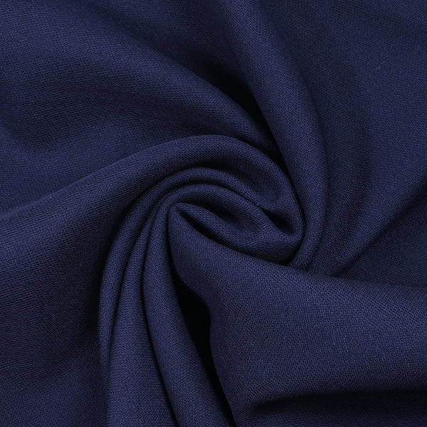 100% Laine fantaisie bleu marine