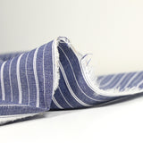 Coton tissé-teint rayé marine