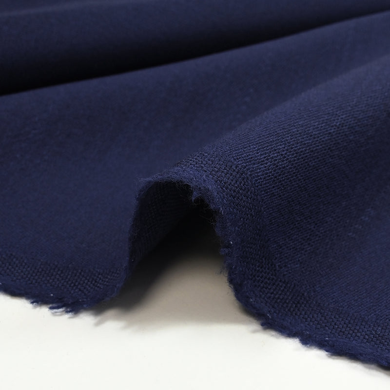 100% Laine fantaisie bleu marine