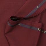 Tissu tailleur 100% laine Super 110's bordeaux