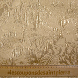 Brocart lamé Pénélope doré et beige