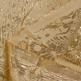 Brocart lamé Pénélope doré et beige