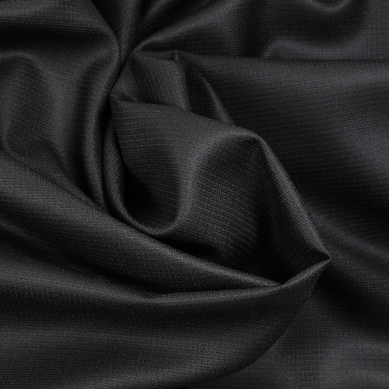 Black -mixed woolen wool fabric
