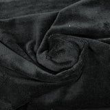 Black bamboo sponge fabric sold per meter