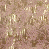 Brocart lamé Constance doré et rose