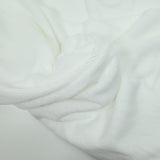 Tissu éponge bambou blanc vendu au mètre