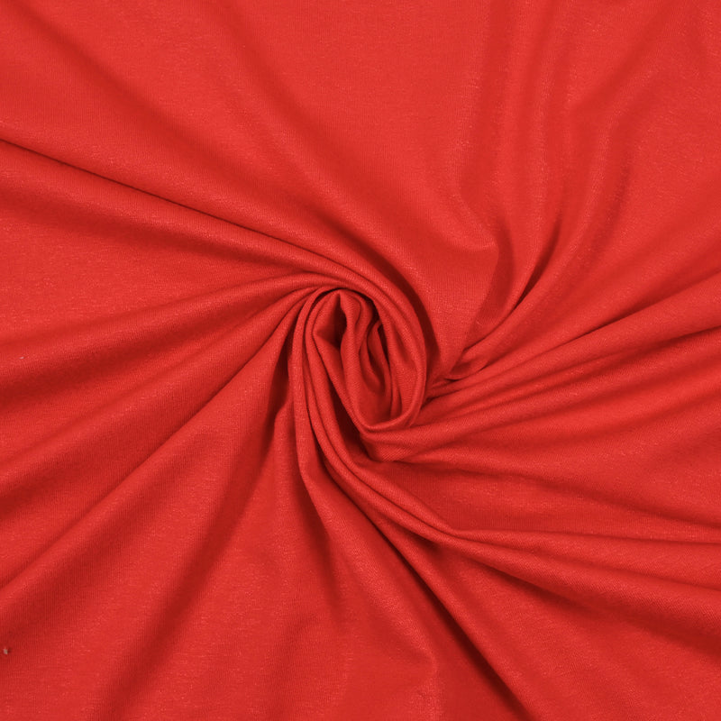 Red viscose jersey