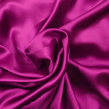 Satin duchesse polyester magenta