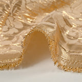 Brocart lamé Pénélope doré et beige