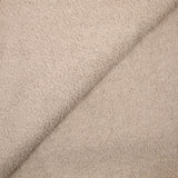 Lainage bouclette envers polaire beige