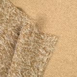 Beige long -haired woolen lining