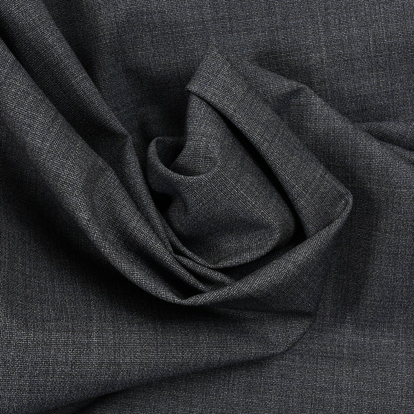 Dark gray mixed gray wool fabric shelled