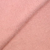 Lainage bouclette envers polaire rose