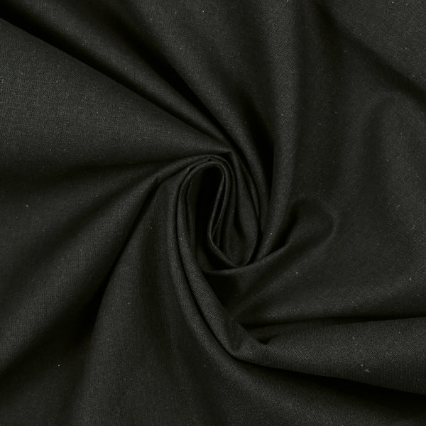 Cretonne de coton gris anthracite