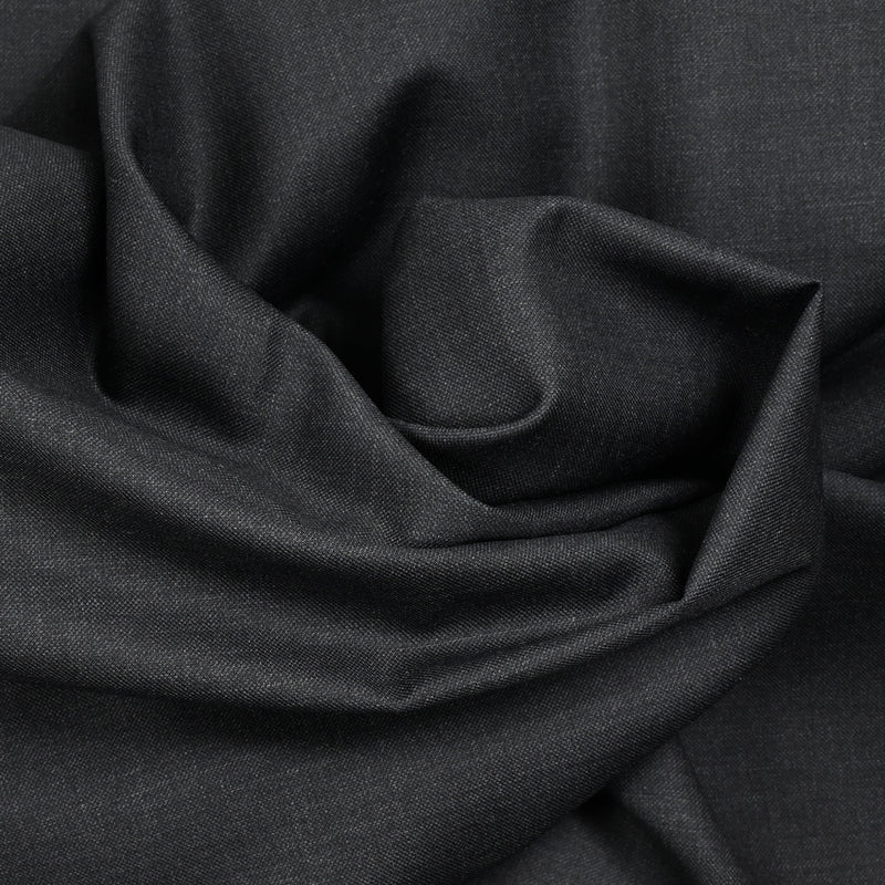 Anthracite gray -gray woolen wool fabric